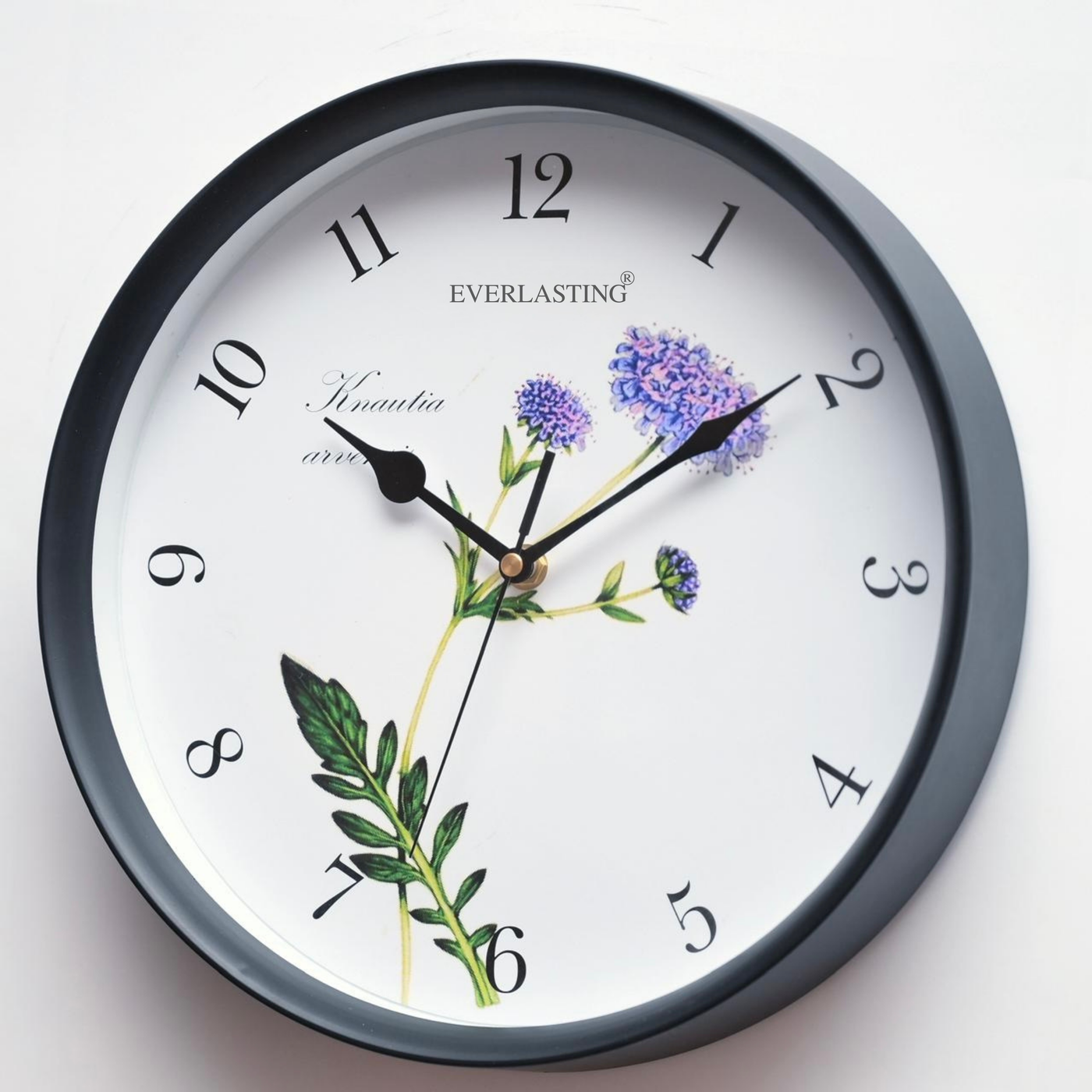Everlasting Clocks 11.5" Lavender Petal Wall Clock